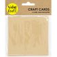 CRAFT CARDS W ENVELOPES NATURAL 5PCS