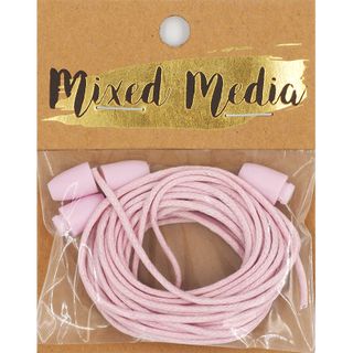 JUTE CORD WITH BREAKAWAY CLASP PINK