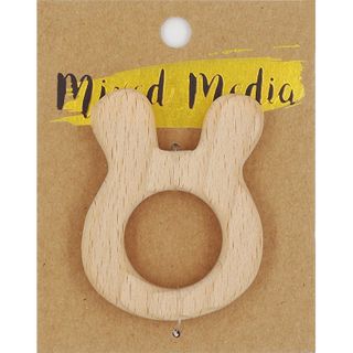 MM WOOD DUMMY RING BUNNY