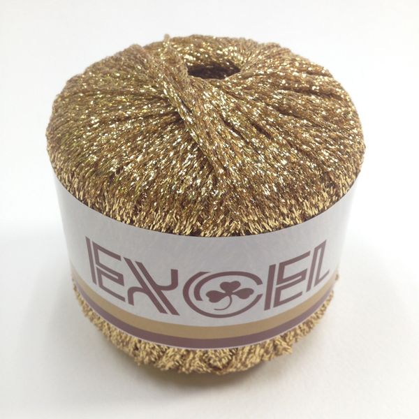 Metallic Yarn Old Gold 20g