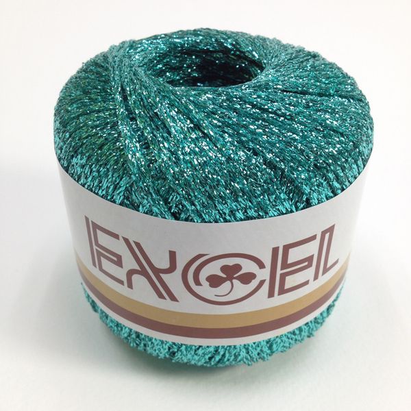 Metallic Yarn Turquoise 20g