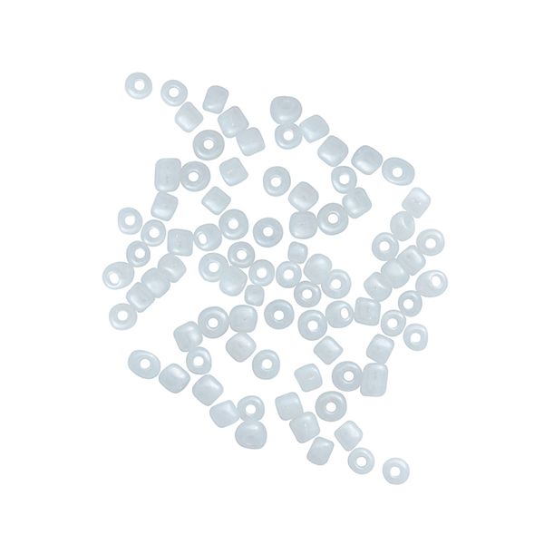 Bead Glass Seed 3.6Mm Gloss White 25G