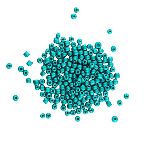 Bead Glass Seed 3.6Mm Pearl Dk Green 25G