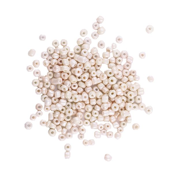 Bead Glass Seed 3.6Mm Bone 25G