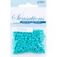 Bead Glass Seed 3.6Mm Turquoise Gr 25G