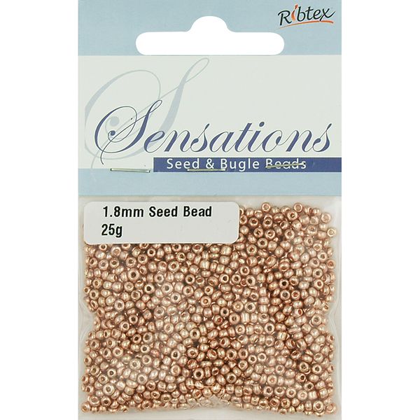 Bead Glass Seed 1.8Mm Rose 25G