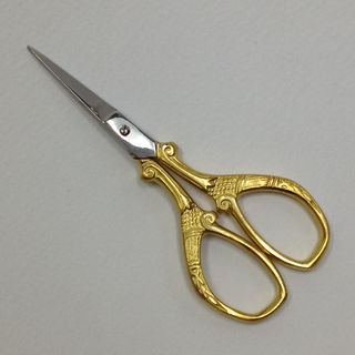 Embroidery Scissors Antique Gold 1Pc
