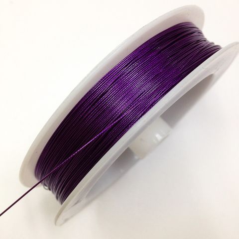 Beading Wire Purple 100m