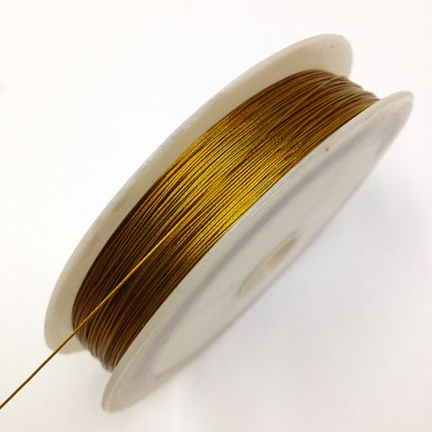 Beading Wire Gold 100m