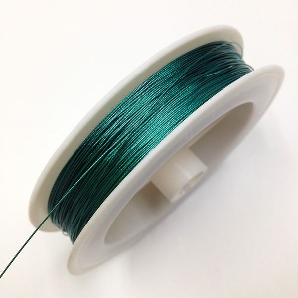 Beading Wire Green 100m