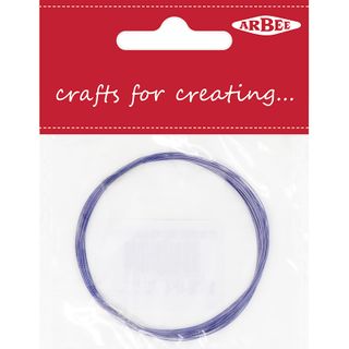 Beading Wire 0.38mm Blue 4m