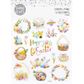 FOIL STICKERS EASTER EGG BASKETS 1SH