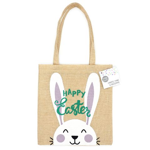 EASTER TOTE BAG HAPPY EASTER 1PC