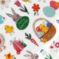 EASTER FOIL STICKERS EASTER FLORAL 1PC