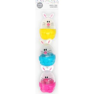 Natorytian Jumbo Easter Egg Plastic Egg Shaped Containers Assorted Pastel Colors, 7 3/4" - Set Of 2