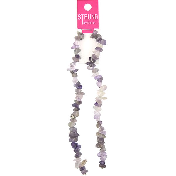 Beads Strung Stone Chips Amethyst 100Pcs