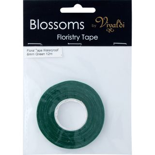 Floral Tape - Waterproof 12mm Green 12m