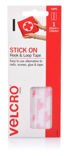 Velcro StickOn Hook Loop Tape 20mmx130mm