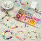 PLASTIC CRYSTAL IRRIDESCENT BEADS 12PCS