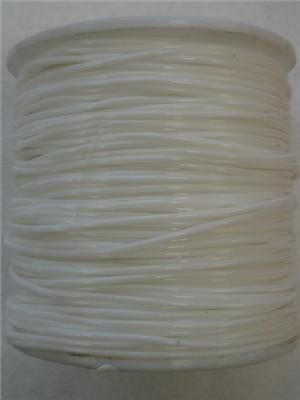 Plastic Tubing 1mm White 80m