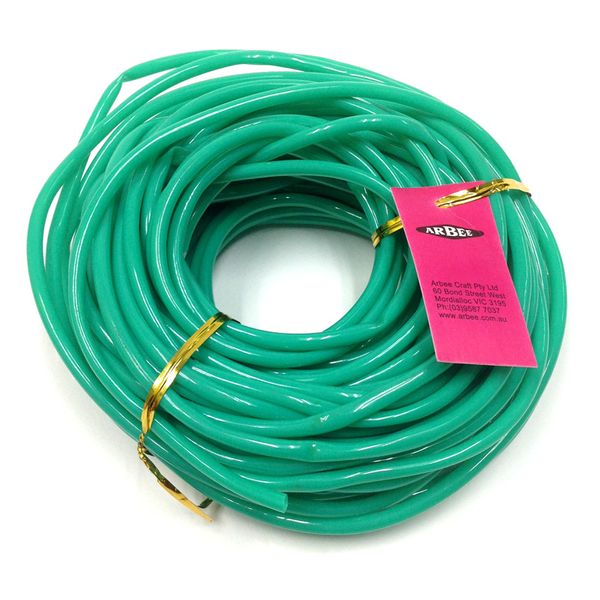 Plastic Tubing 4mm Green 20m Arbee Craft