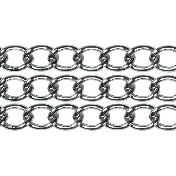 Chain Twisted Oval Link 9x6mm 1m