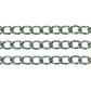 Chain Twisted Oval Link 6x4mm Silver 1m