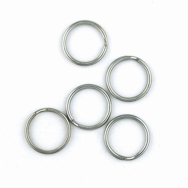 Split Rings 16mm Dark Silver 15Pcs