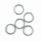 Split Rings 16mm Dark Silver 15Pcs