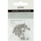 Jf Spacer 5Mm Rope Daisy Silver 30Pcs