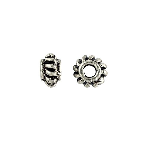 Jf Spacer 7Mm Turks Head Silver 26Pcs