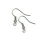 Earring Shepherd Hooks 20mm Silver 10Pcs