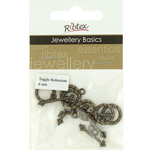 Jf Clasp Toggle Fancy Rope Boho 6 Sets