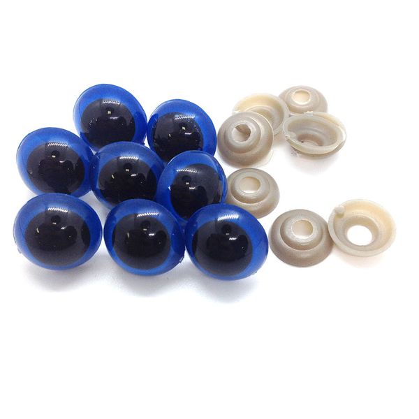 Eyes Crystal 18mm Blue Pkt 8