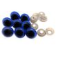 Eyes Crystal 18mm Blue Pkt 8