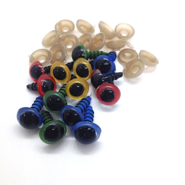Eyes Crystal 9mm Assorted Pkt 14