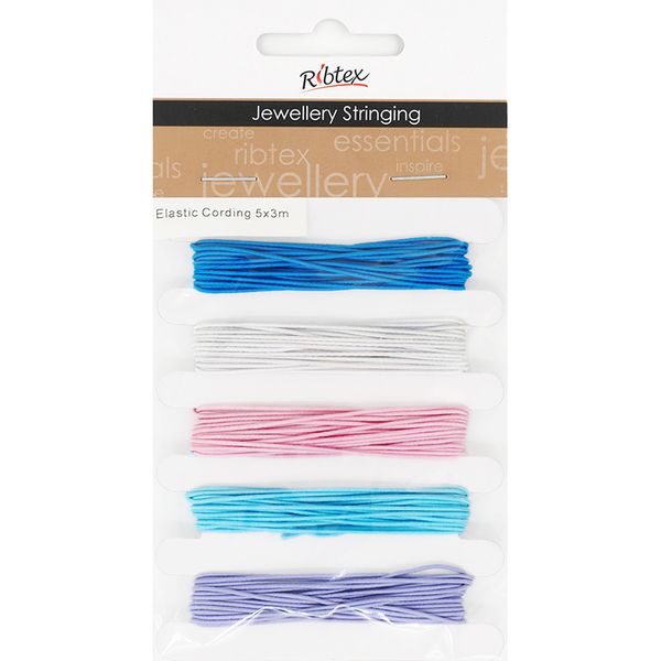 ELASTIC STRING COLOURS 5X3M