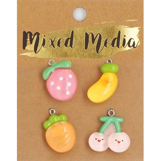 CHARMS BABY FRUITS PASTEL 4PC
