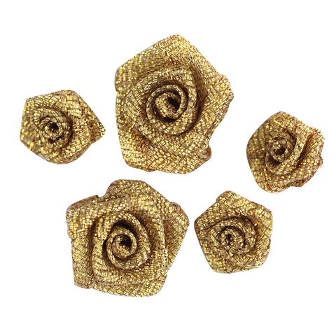 Flower Grub Rose Mixed Gold 18Pcs