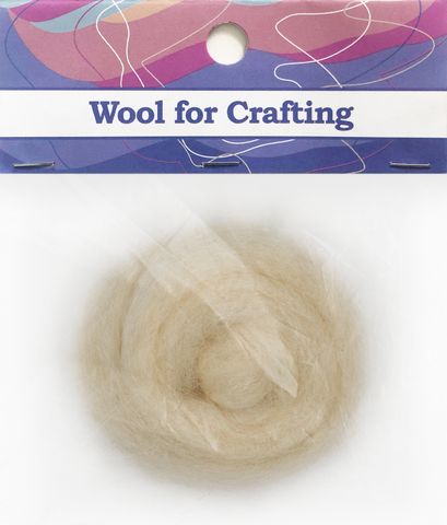 Combed Wool Natural 10g