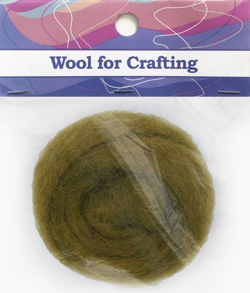 Combed Wool Olive 10g