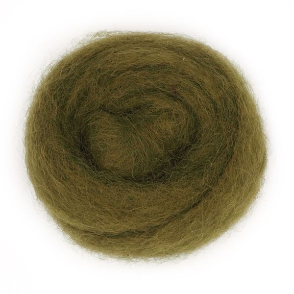 Combed Wool Olive 10g
