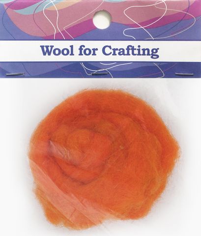 Combed Wool Orange 10g