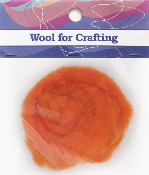 Combed Wool Orange 10g