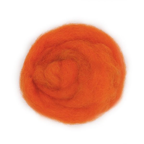 Combed Wool Orange 10g