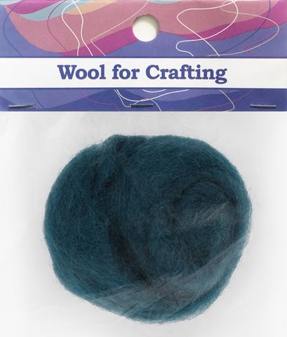 Combed Wool Peacock 10g