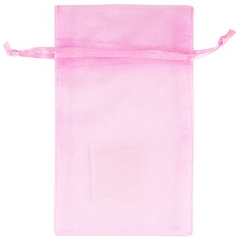 ORGANZA BAG SMALL 10X15CM SOFT PINK 1PC