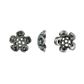 Bead Caps 8mm Filigree Silver 12Pcs