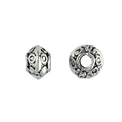 Spacer Ball Bead 8mm Silver 10Pcs