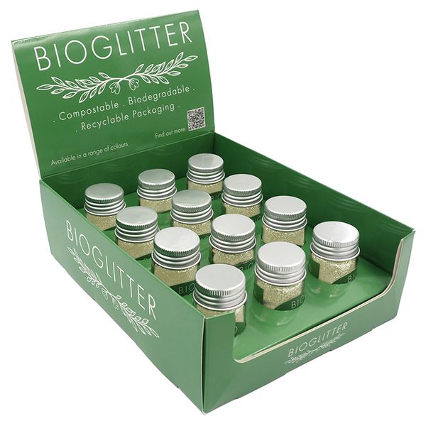 BIO CRAFT GLITTER 20GM WHITE